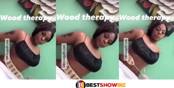 See What This Lady Was Recording Doing To Get A Flat Tummy (Video)