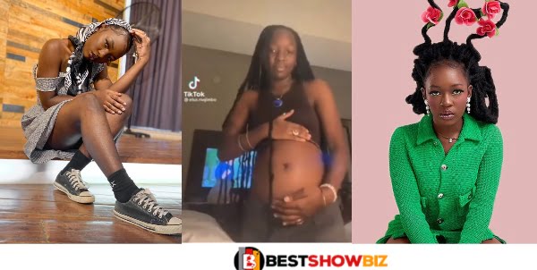 “She Ate Banku”: Reactions As Popular TikToker Elsa Majimbo Shows Spotted With Big Stomach In New Video