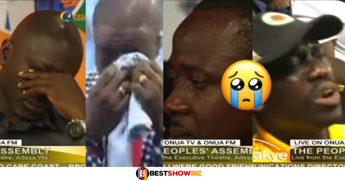 (Video) Captain Smart And Others Cry On Onua Tv After Listening To The Sad Story Of A GN Bank Staff