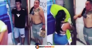 (Video) Cheating Lady Helps Side Lover Escape Moment Her Husband Came Home