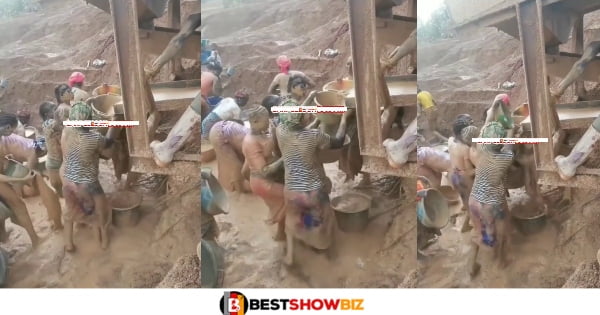 Video of Galamsey Women Fighting At A Mining Site Gets People Talking
