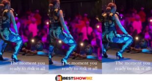 Watch How This Guy Was Recorded Looking At A Female Singer Tw3rking On Stage