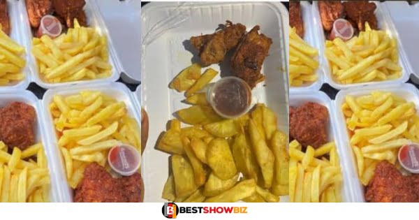 What I Ordered Vs What I Got - See Reactions As Lady Receives Something Else After Ordering Fried Yam Online