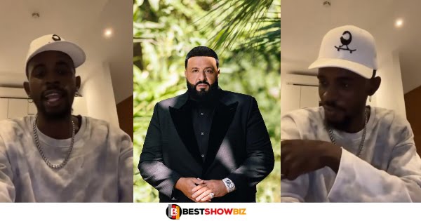 Netizens blast Black Sherif for not showing appreciation to DJ Khalid for the love he is showing him