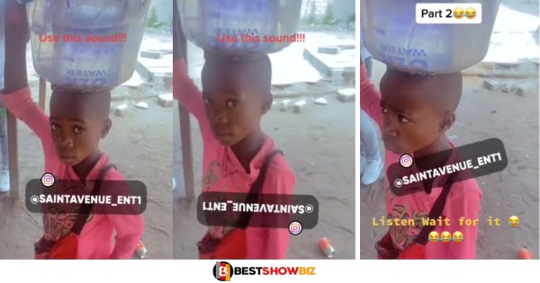 "I will never do sakawa because I love my mother too much to use her for sacrifice"- Young boy selling water reveals (video)