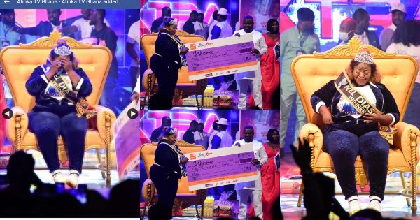 Winner of Di Asa shed tears of joy as she walks home with Ghs 50,000