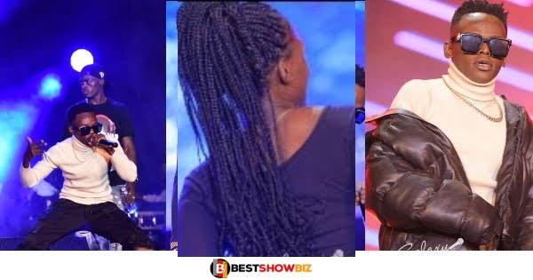John Blaq nearly wets his boxers while grinding a hot dancer on stage
