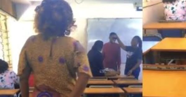 Massive Reactions As Video Of A Woman Scratching Her 'Buttocks' In Class Surfaces