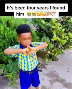Young Man Shares Beautiful Transformation Of A Baby He Found by Roadside 4 Years Ago, Sends Kid to School