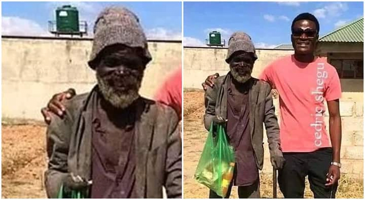 Emotional Moment Son Took His Mentally Challenged Father Out On His 76th Birthday (Photos)
