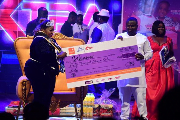 Winner of Di Asa shed tears of joy as she walks home with Ghs 50,000