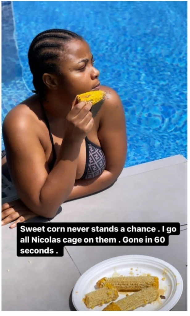 My Dad Will Disown Me - Actress Bimbo Ademoye Says After A Fan Asked For Her Full Bikini Photo