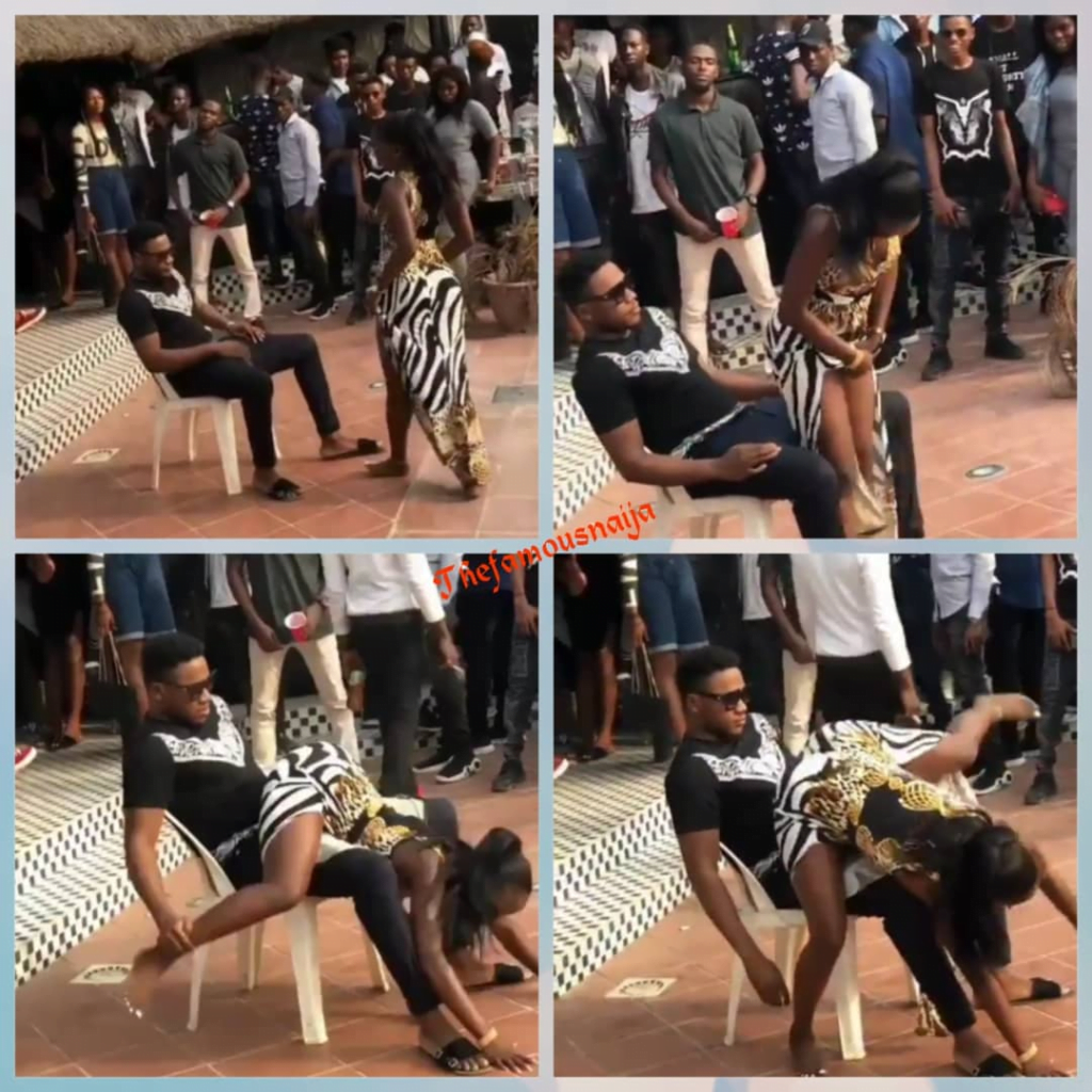 Lady Gets All Attention As She Twerks On A Man In Public
