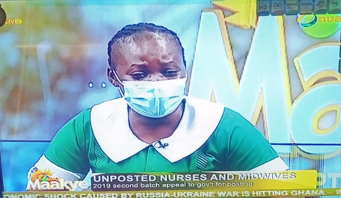 "I Wish Am Dead, We Sleep With Men To Feed Ourselves " - Unposted Nurses Cries Out On Live TV