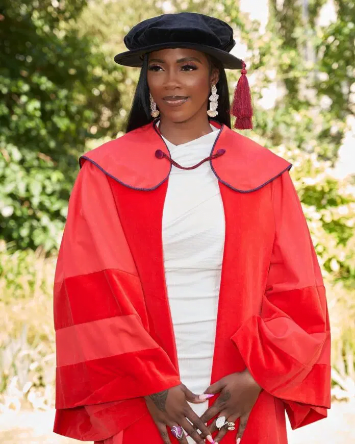 Singer Tiwa Savage honored with a Doctorate Degree