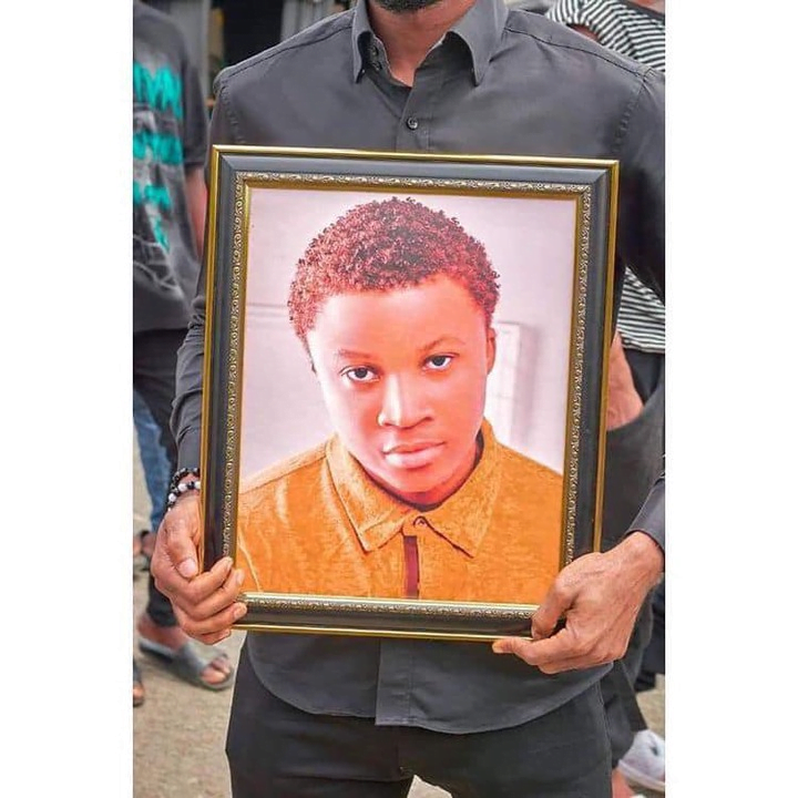 See Sad Photos As Handsome Barber Poisoned to Death by a Friend Laid to Rest