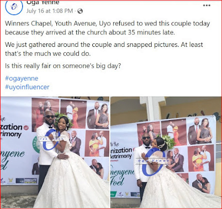 Pastor Refuse To Wed Couple On Their Wedding Day For Arriving 35 Minutes Late