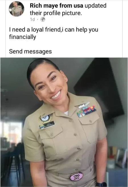 “I Need a Boyfriend, I Will Take All Financial Cost -US Female Military Officer Shares Her Details