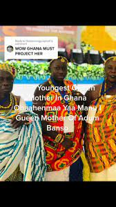 Meet The Youngest and Beautiful Queen Mother In Ghana (Video)
