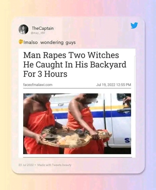 See How A Man Rᾶped Two Witches Caught In His Backyard For 3 Hours