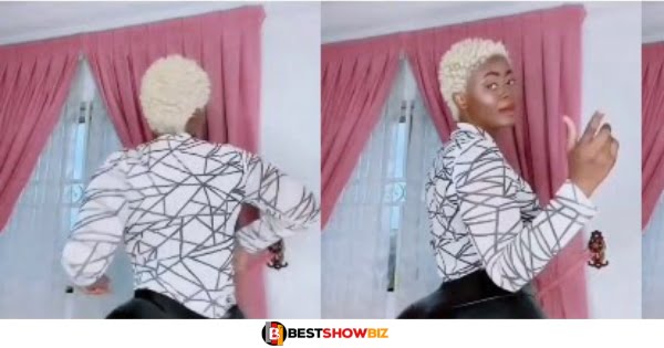 Lady with the biggest nyᾰsh in Ghana causes confusion as she tw3rks on Instagram (watch video)