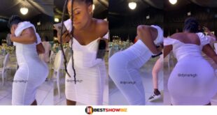 Beautiful lady with big 'baka' takes all the attention as she shakes her assets at a wedding (video)