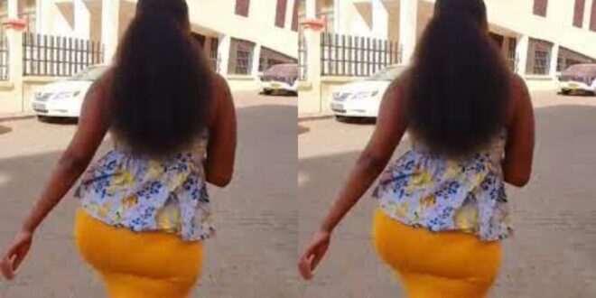 Big nyἆsh lady crash and falls down whiles twr3k!ng to entertain a crowd (watch video)