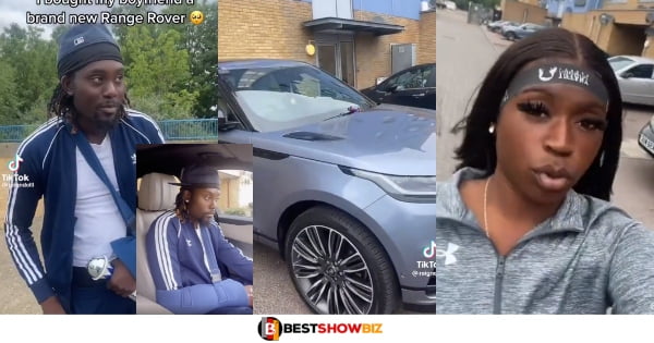 How many girls can do this? Lady surprises her boyfriend with a brand new Range Rover (video)