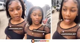 "I don't understand why men are not approaching me, am I not beautiful enough?"- Lady ask whiles videoing herself in town