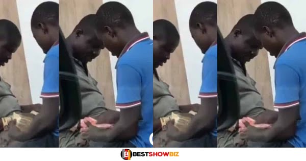 Man pretending to be blind caught counting his money after begging (video)