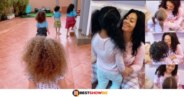 Nadia Buari shares a beautiful video of her 4 daughters looking all grown up (watch)