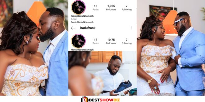 Tracey Boakye's husband gets thousands of followers on Instagram after she made the wedding announcement.