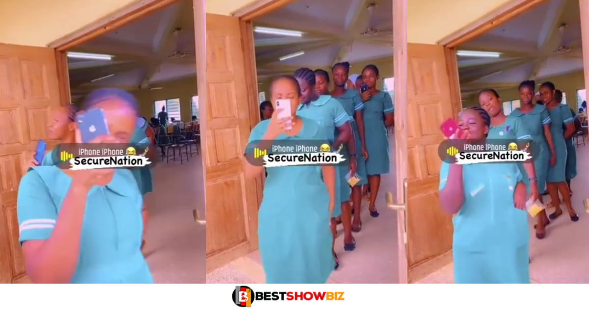 Video of Student Nurses Lining Up And Showcasing Their iPhones Goes Viral