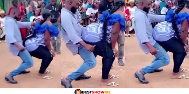Video: Man Caught On Camera Grinding A Woman With Big Nyãsh In Public