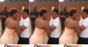 (Video) Two Slay Queens Fight Nᾶkẽt In Public Over A Man