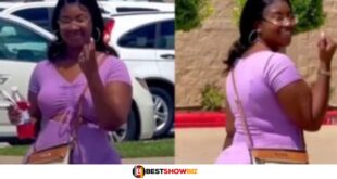 Pretty lady with big nyἆsh causes confusion as she flaunts her endowments online (Watch video)