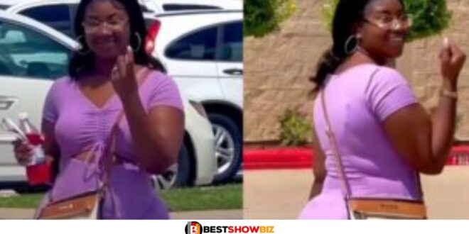 Pretty lady with big nyἆsh causes confusion as she flaunts her endowments online (Watch video)