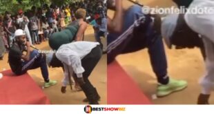 Lady With Big 'Baka' Confuses Mr. Beautiful As She Tw3rks On Him (Video)
