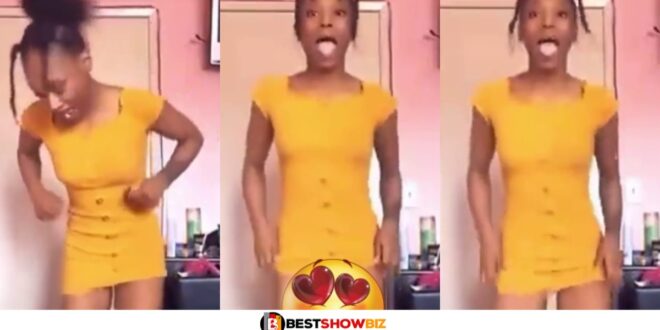 Uni Slay Queen Shows Her Bushy ṖὑṠṠỹ While Jamming To A Song (Video)