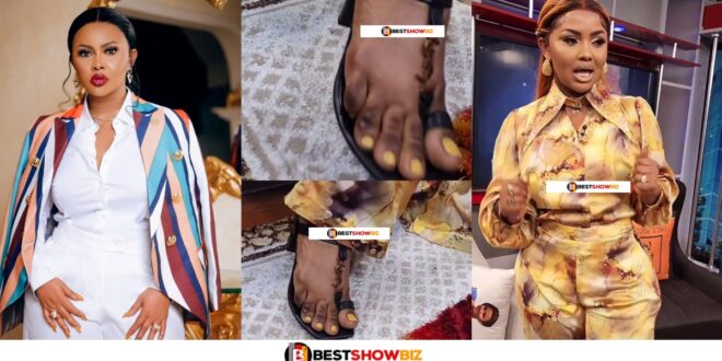 Massive Reactions As Nana Ama McBrown’s darker toes Pops Up In New Video