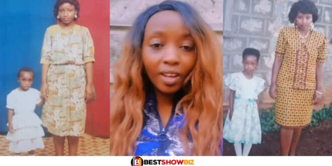 My Mother Never Lover Me- Young Lady Says As She Shares Throwback Photos With Her Mother