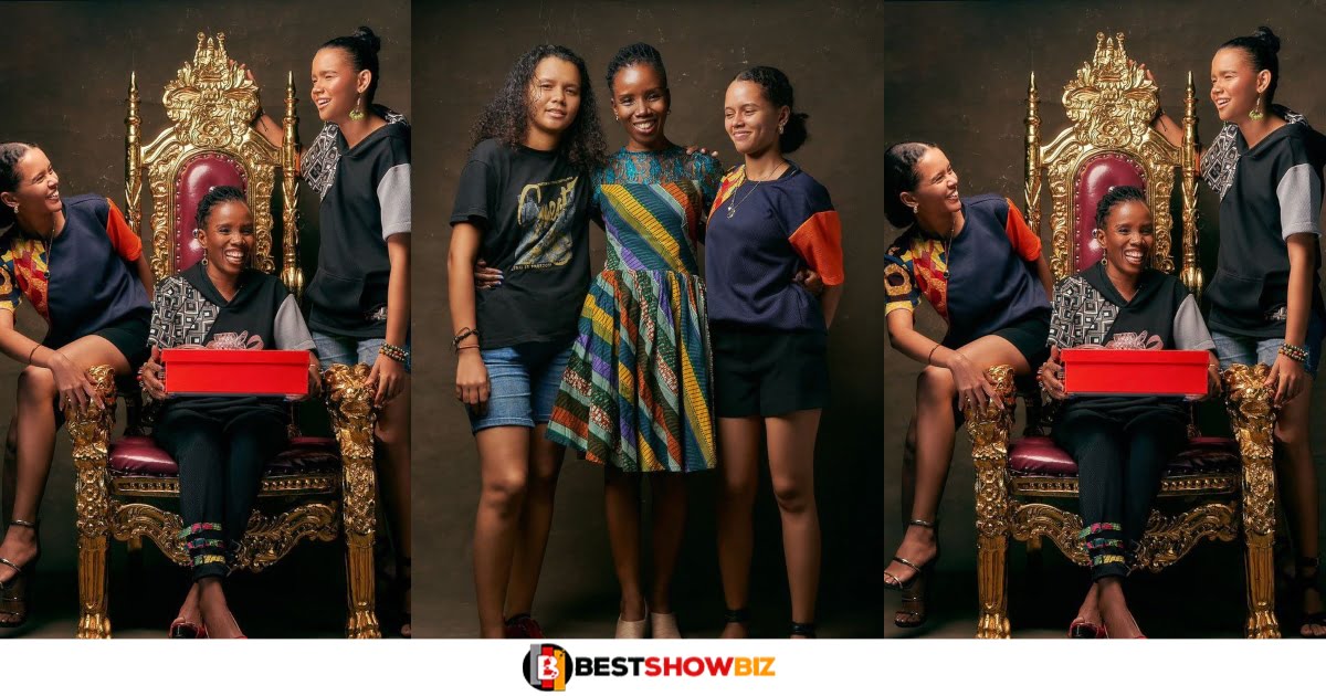 NSMQ mistress shares photos of her beautiful daughters on social media