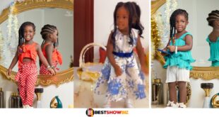 New Video Of Tracey Boakye’s Daughter Nyhira Showing Off Her ‘Buga’ Dance Skills Pops Up