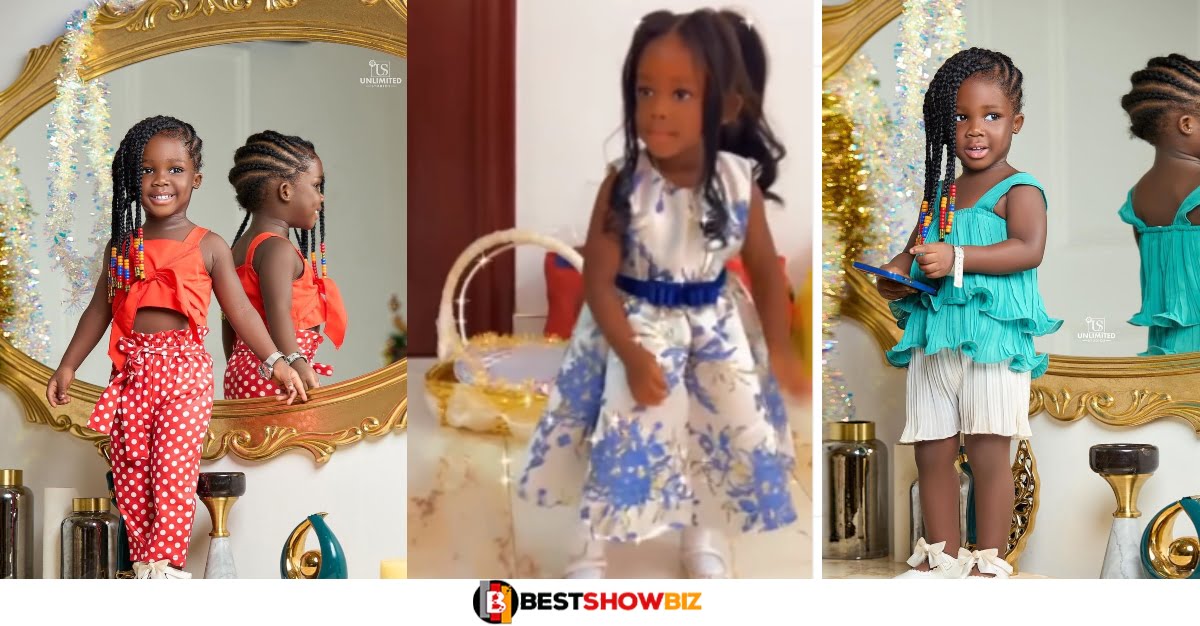New Video Of Tracey Boakye’s Daughter Nyhira Showing Off Her ‘Buga’ Dance Skills Pops Up