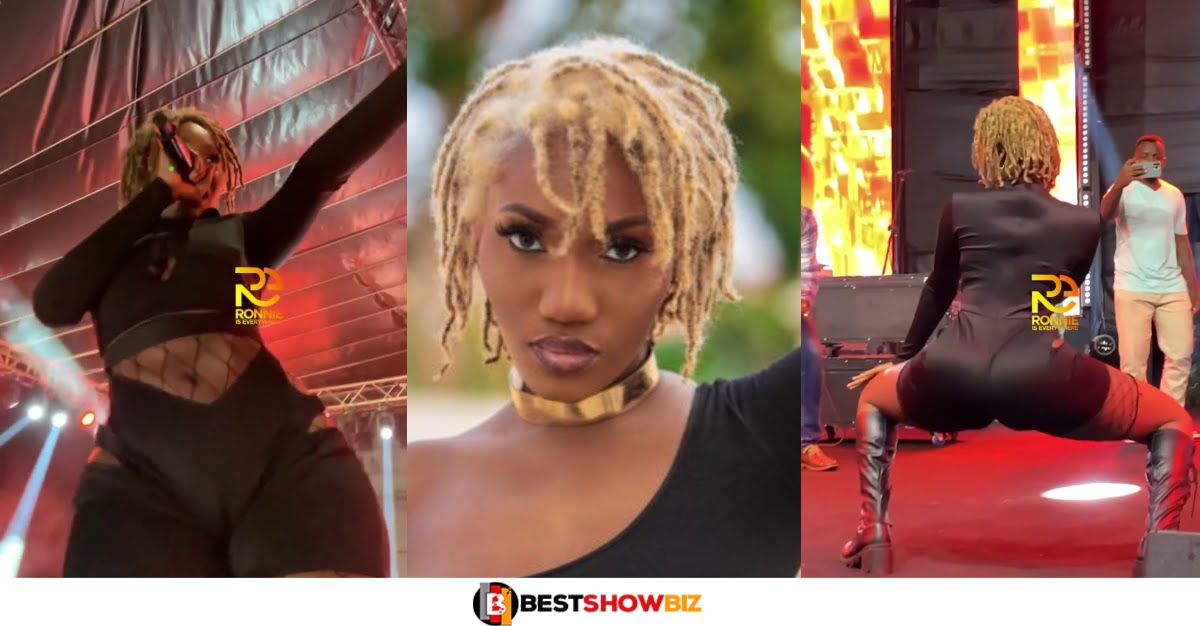 No Dross – Reactions As Wendy Shay Gives Raw Tw3rking On Stage (Video)