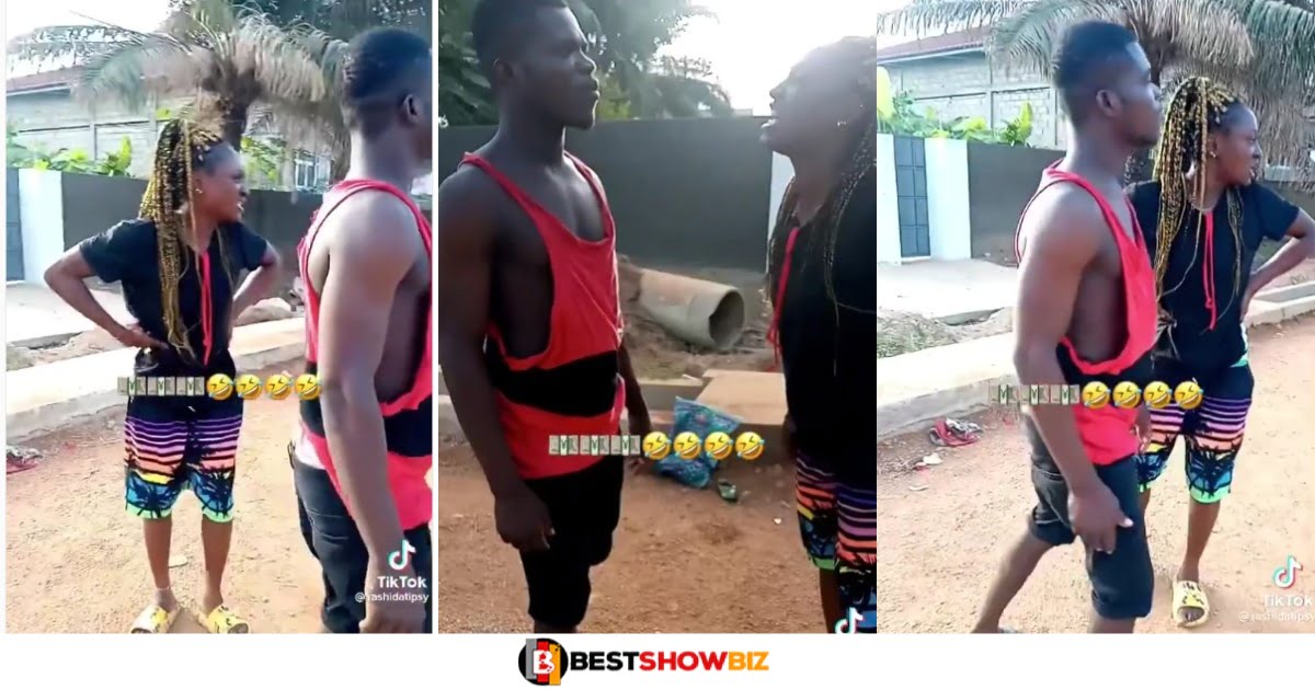 "Pay Me My GH100 Before I Lose My Temper" - Young Lady To A Guy Who Refused To Pay Her After Servicing Him (Video)