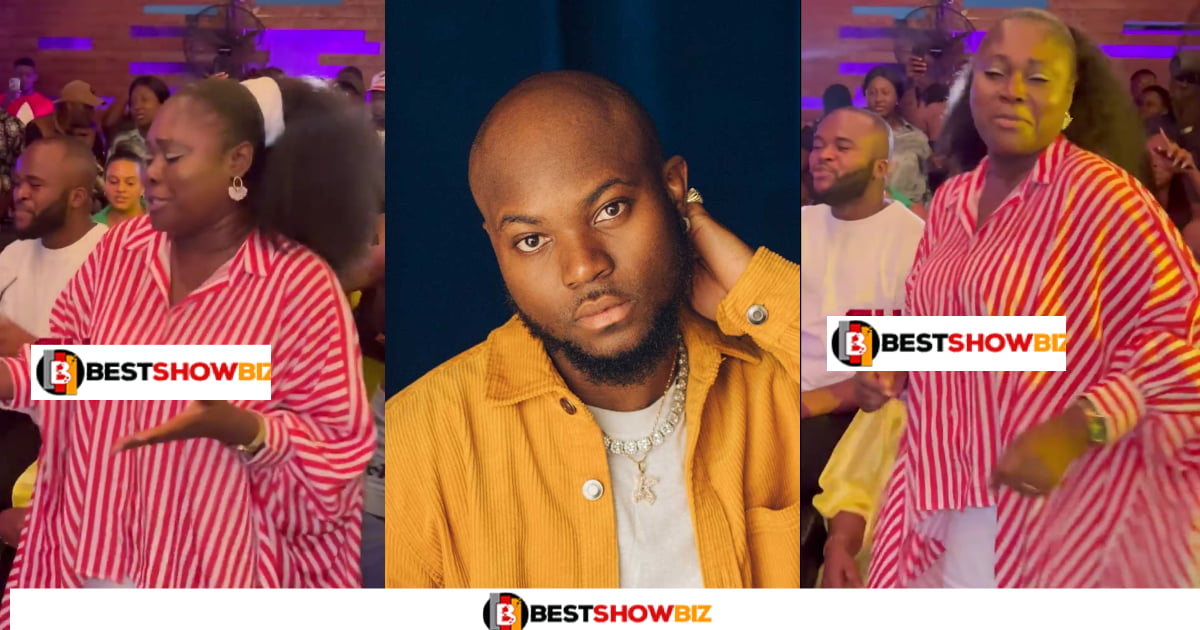 Beautiful Video Of King Promise’s Young-looking Mother Jamming To His Song Stirs Online