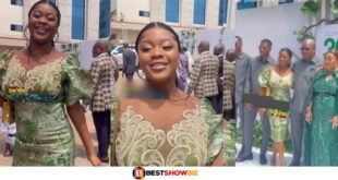 (Video) Farida Mahama steals attention with her beautiful looks at her parent’s 30th wedding anniversary