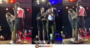 Watch The Moment Sefa Gave Her Big Nyᾶsh To A Fan To Grind On Stage (Video)