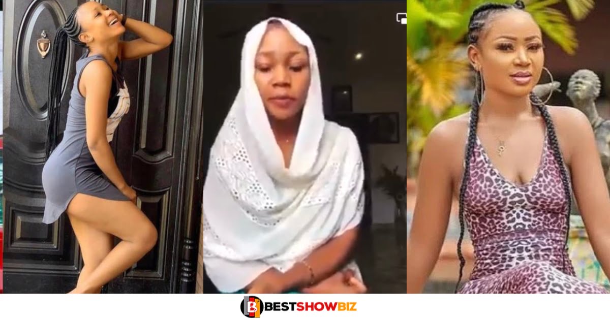 Akuapem Poloo converted to Islam because she wants to marry a rich Muslim man she has met (details)